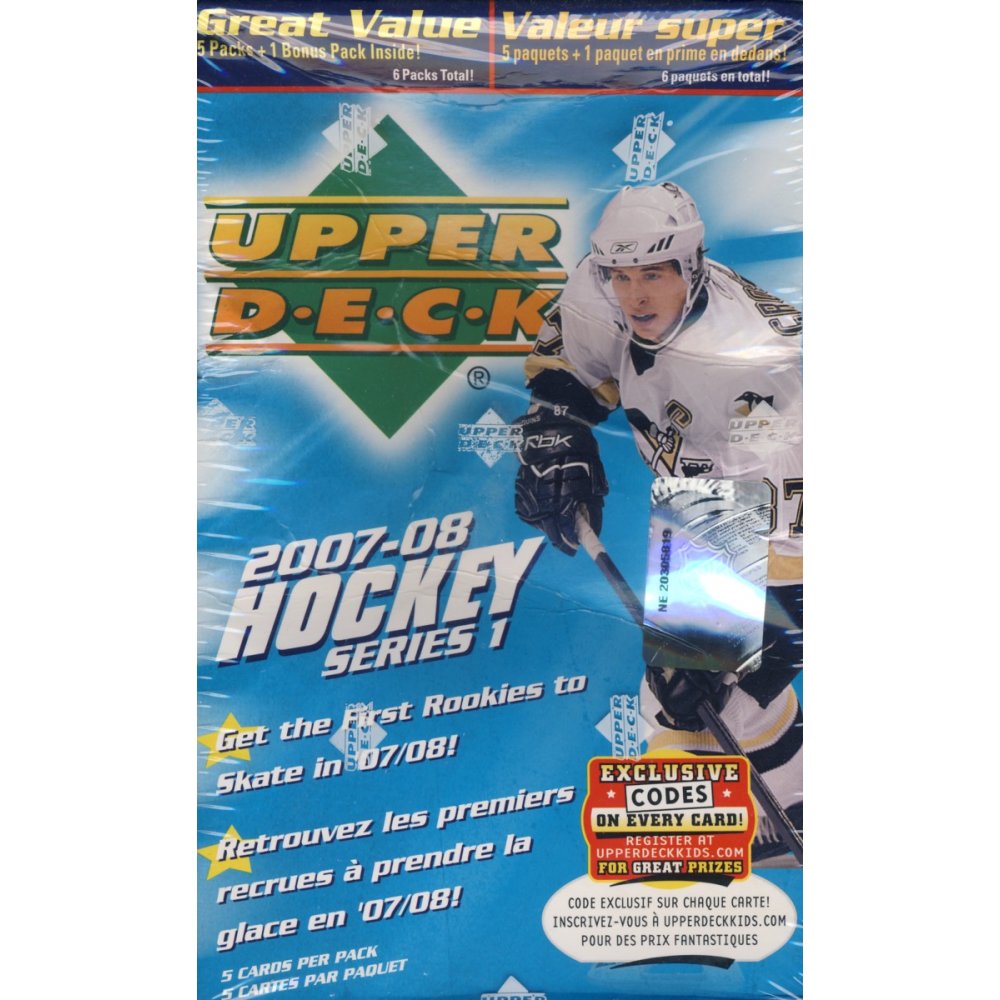2007-08 Upper Deck Series 1 NHL Hockey Blaster Box - DD Sports Vaughan