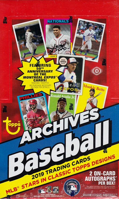 2019 Topps Archives MLB Baseball Hobby Box - DD Sports Vaughan