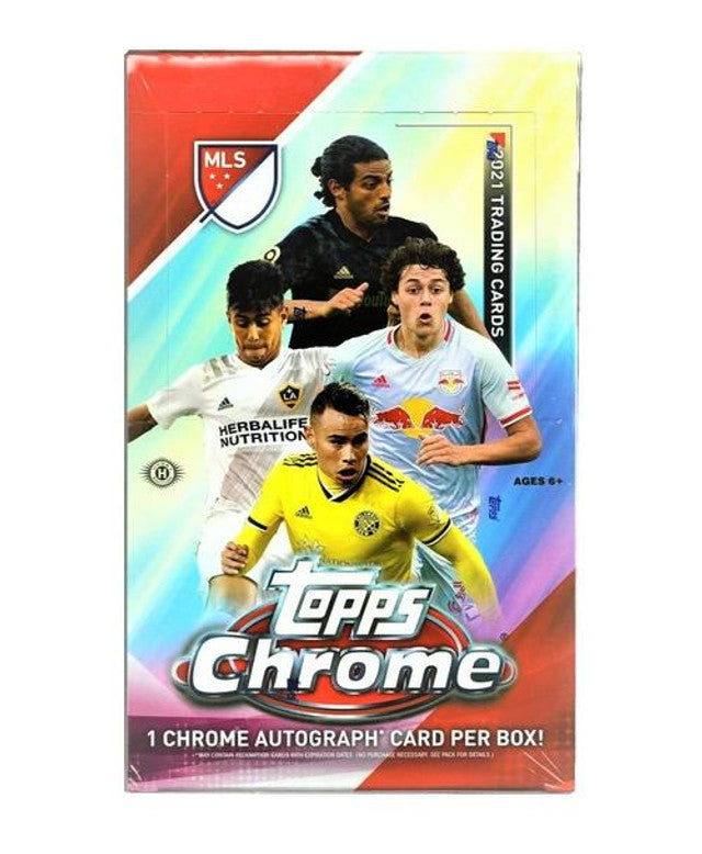 2021 Topps Chrome MLS Soccer Hobby Box - DD Sports Vaughan