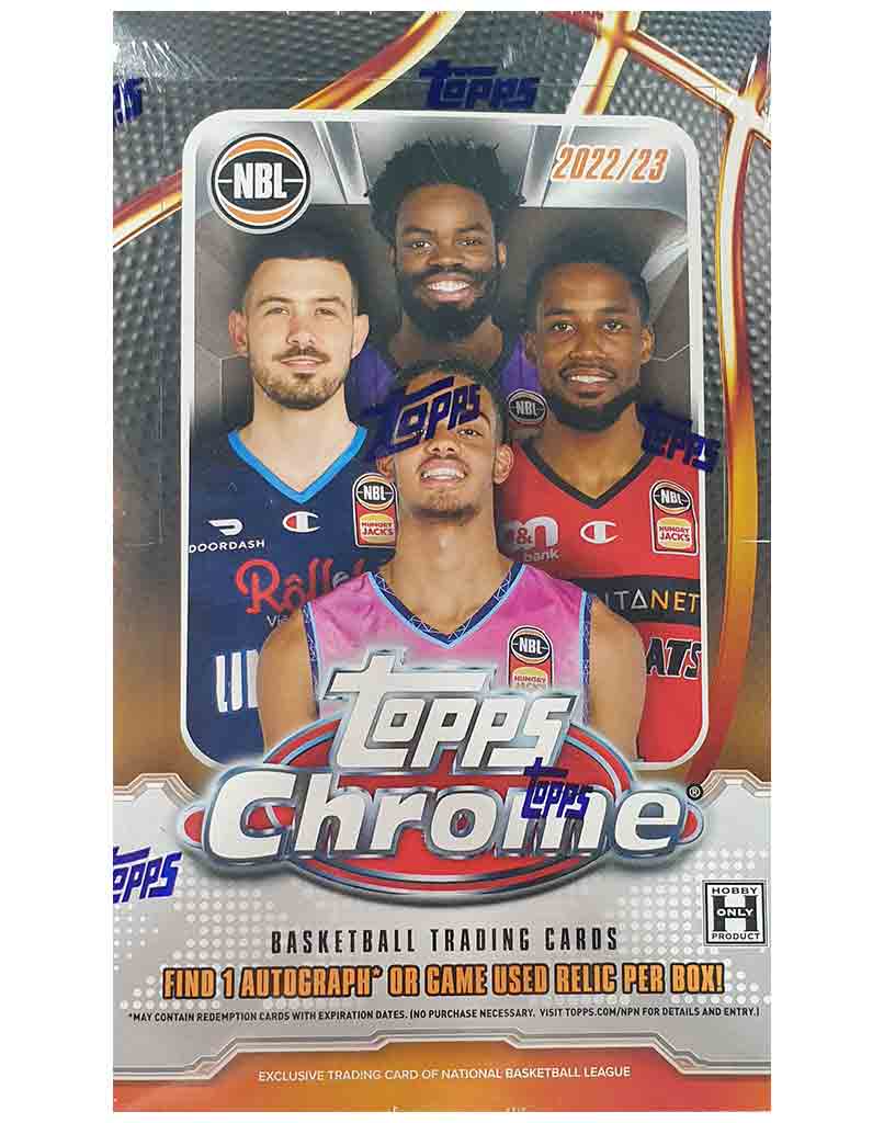 2022-23 Topps Chrome Nbl Basketball Hobby Box - DD Sports Vaughan