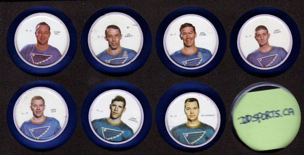 1968-69 Sherriff Coins #6 Jim Roberts ST. Luis Blues