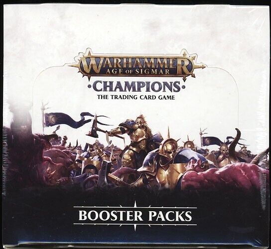 Warhammer Age Of Sigmar Champions Booster Box Factory Sealed Warhammer Age Of Sigmar Champions Booster Box Factory Sealed