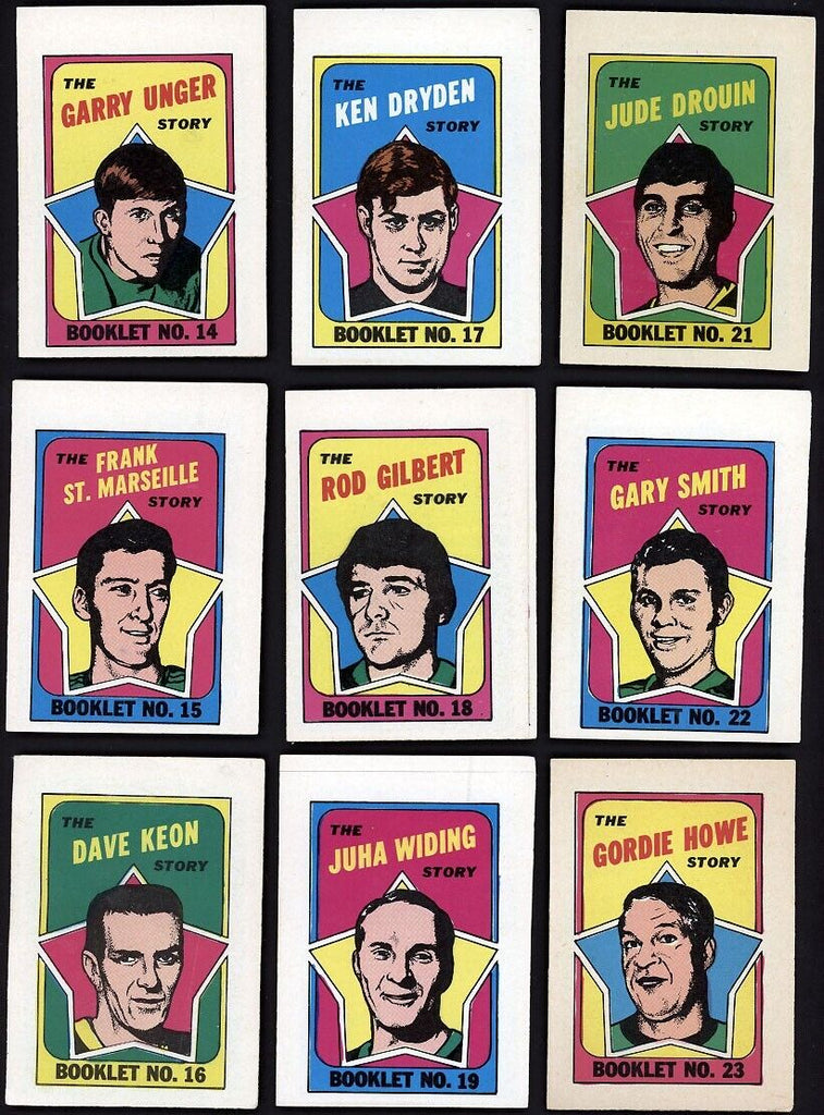 1971-1972 O-Pee-Chee OPC Player Booklet (Comic) ENG Fill Your Set