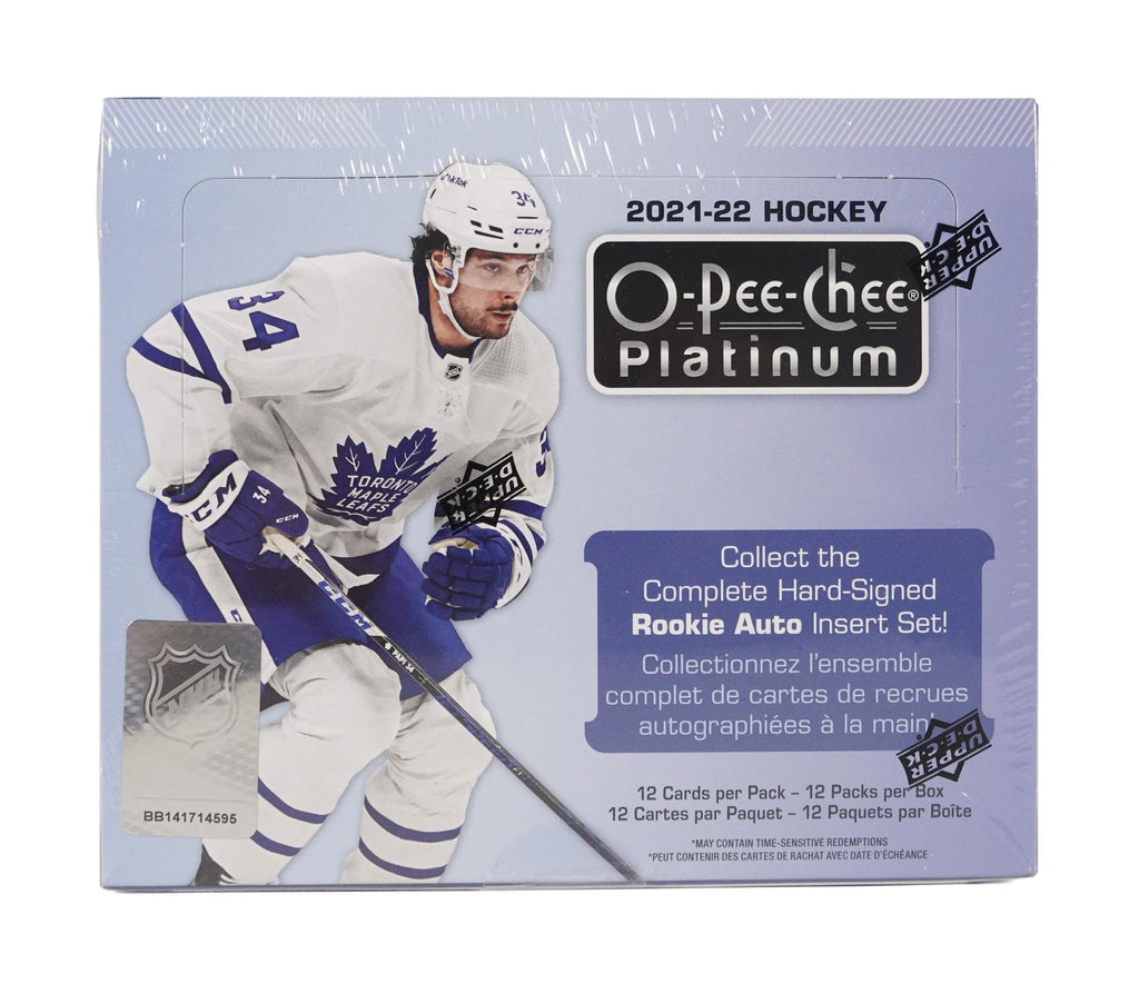 2021-22 O-Pee-Chee Platinum NHL Hockey Hobby Box - DD Sports Vaughan