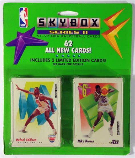 1991-92 Skybox Series 2 NBA Basketball Blister Pack - DD Sports Vaughan