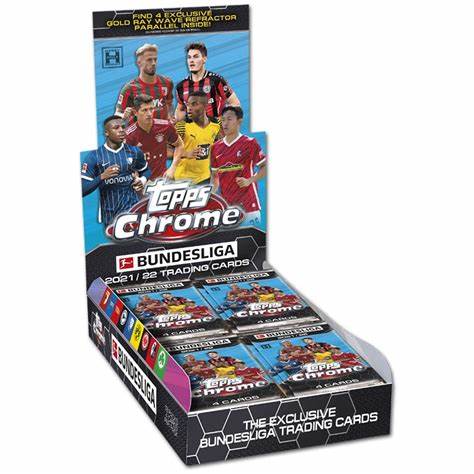 2021-22 Topps Chrome Bundesliga Soccer Hobby Box - DD Sports Vaughan