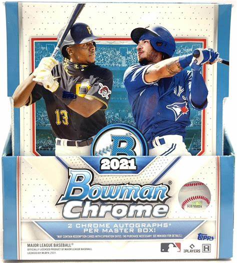 2021 Bowman Chrome MLB Baseball Hobby Box - DD Sports Vaughan