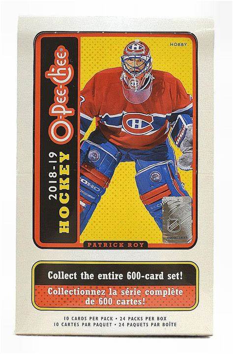 2018-19 O-Pee-Chee NHL Hockey Hobby Box - DD Sports Vaughan