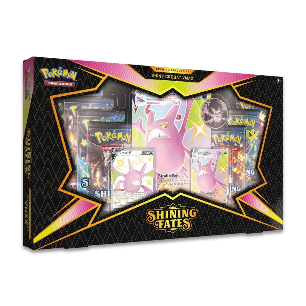 Pokemon TCG: Shiny Crobat VMAX - Shining Fates Premium Collection - DD Sports Vaughan