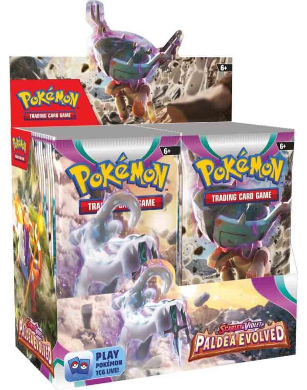Pokemon - Scarlet and Violet - Paldea Evolved - Booster Box Pokemon - Scarlet and Violet - Paldea Evolved - Booster Box