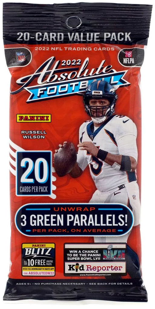 2022 Panini Absolute NFL Football Value Pack - DD Sports Vaughan