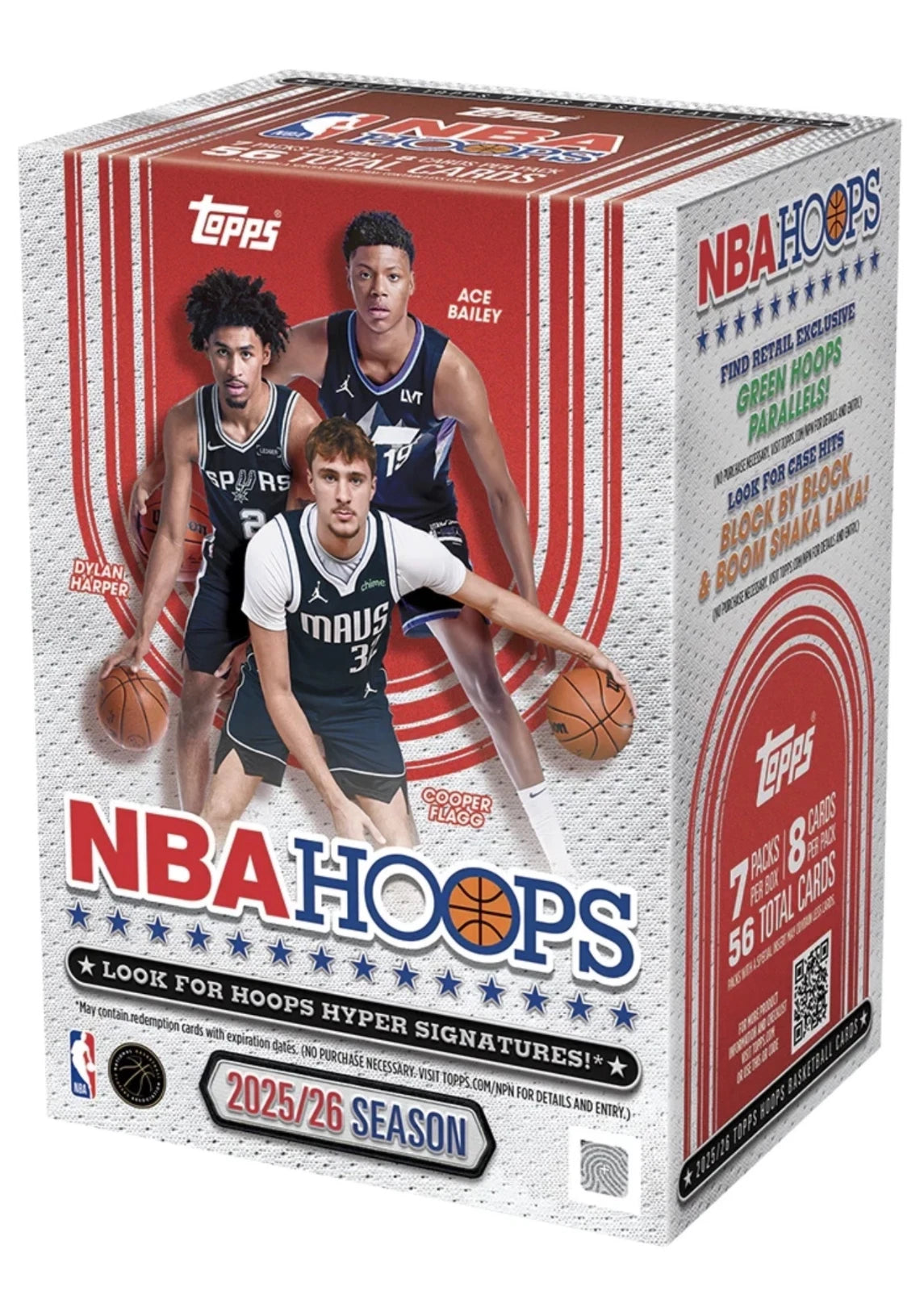 2025/26 Topps NBA Hoops Blaster Box – DD Sports Vaughan